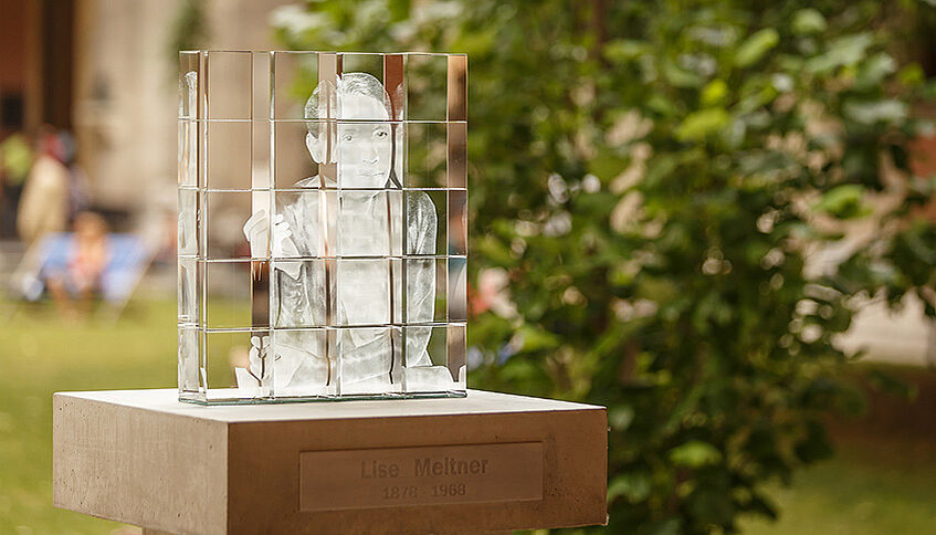 Monument dedicated to Lise Meitner